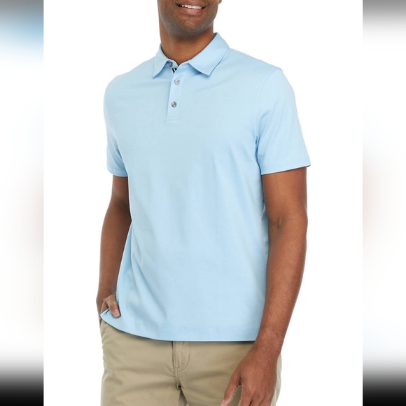 🆕️ Perry Ellis Polo in Cerulean XXL NWT - Picture 1 of 16